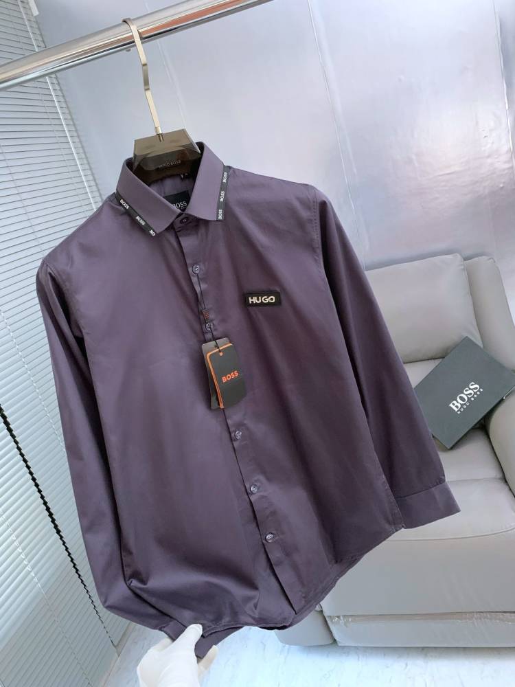 Hugo Boss Grey Premium Quality Shirt-1