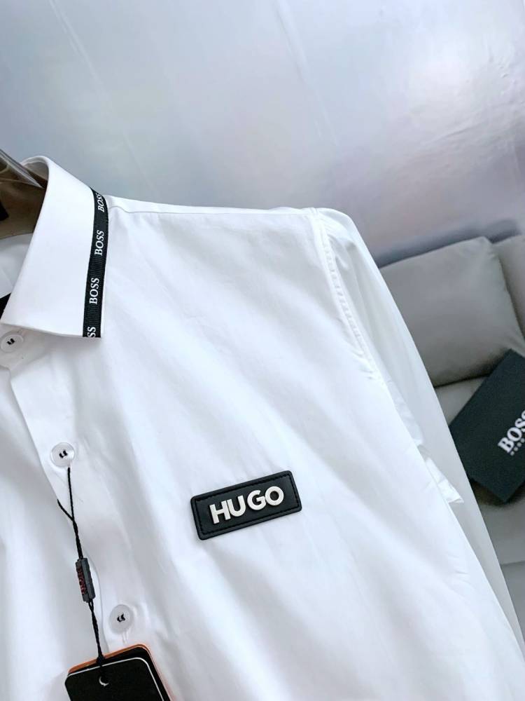 Hugo Boss White Premium Quality Shirt-thumb-2