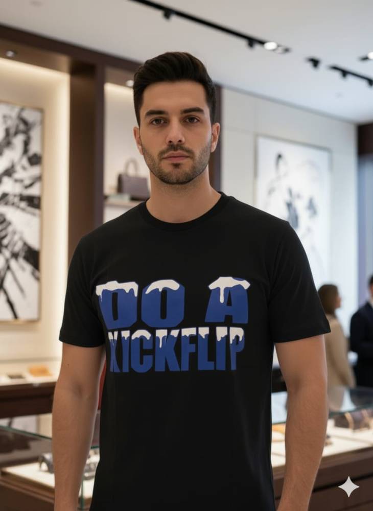 Louis Vuitton Black Embroidery Logo Premium T-shirt-1