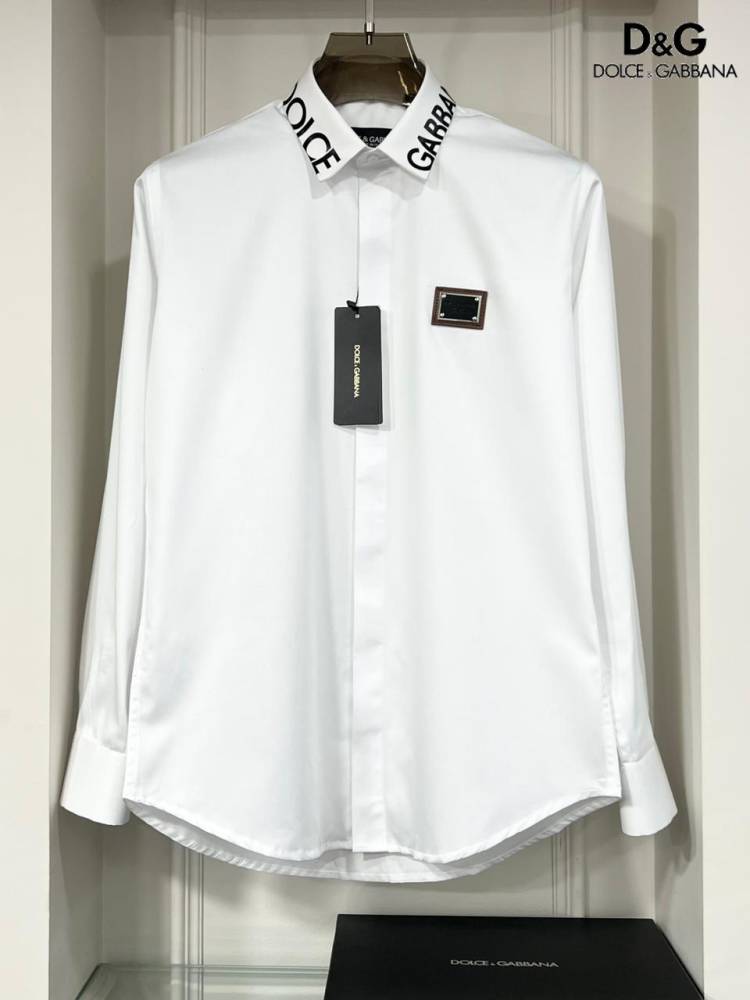 Dolce & Gabbana White Premium Quality Cotton Shirt-thumb-1