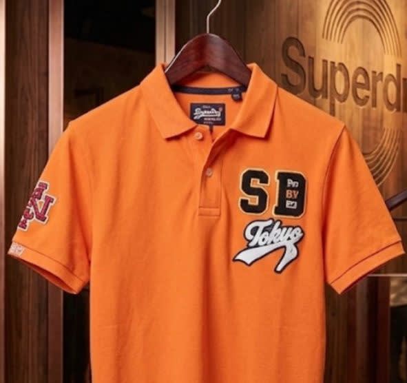 Superdry Orange Premium Quality Tees-2