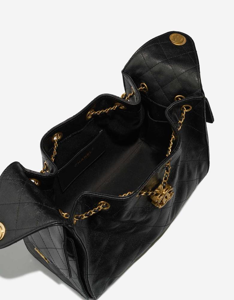 Chanel Maxi Black Iconic Shoulder Bag-5