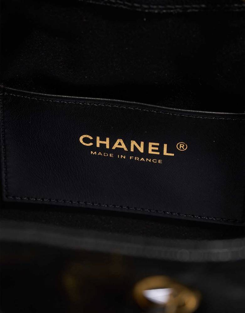 Chanel Maxi Black Iconic Shoulder Bag-2