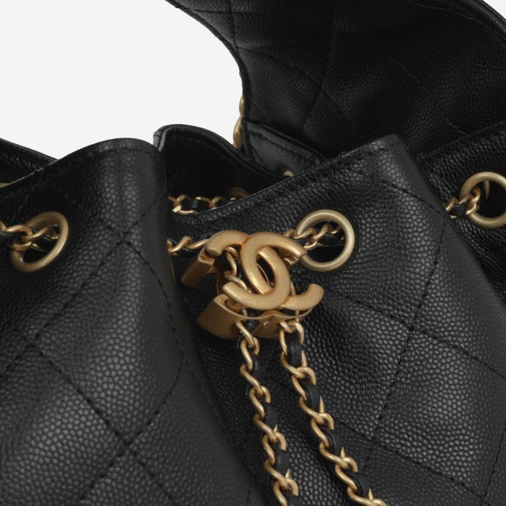 Chanel Maxi Black Iconic 26C Shoulder Bag-4