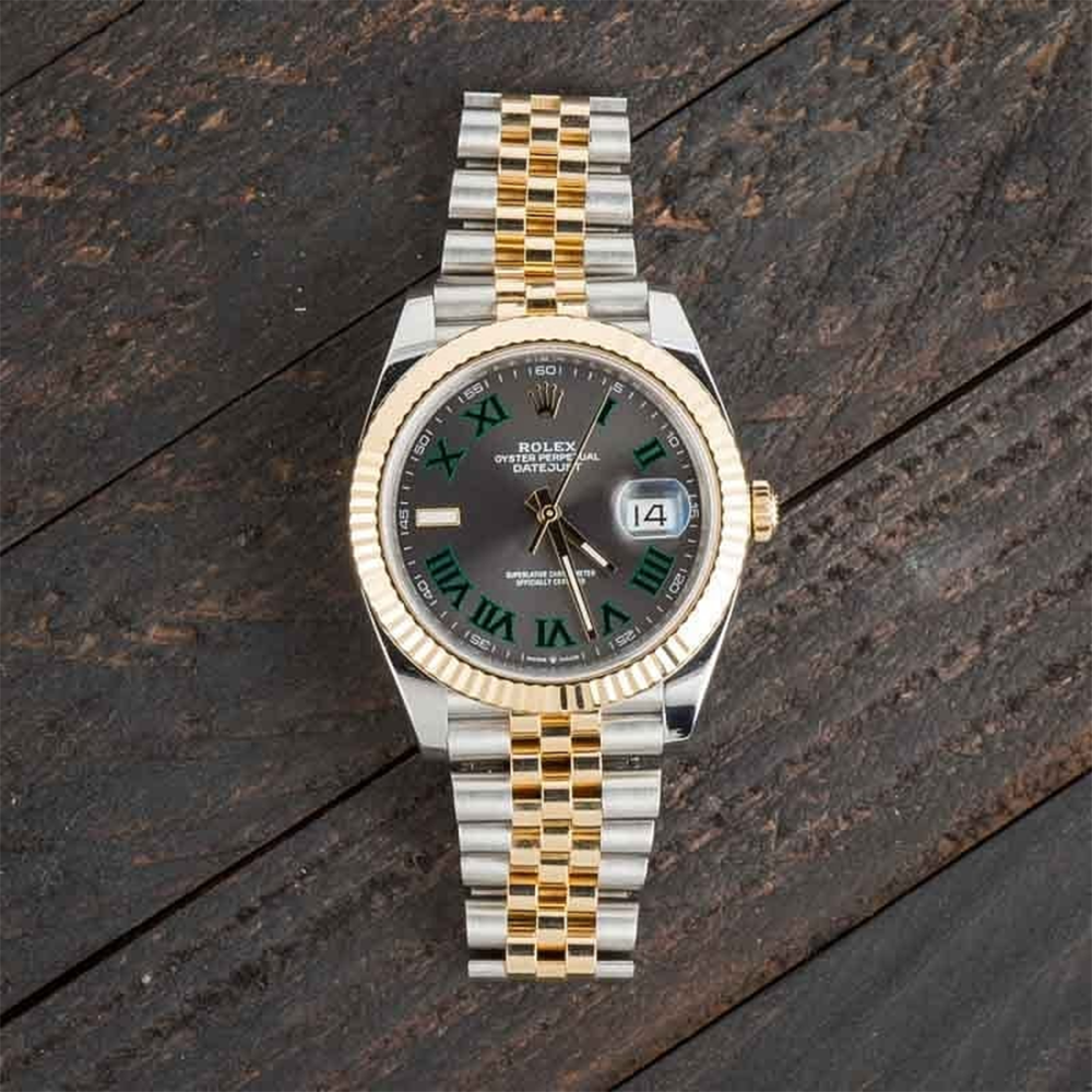 Rolex Datejust 41 126333 Wimbledon Dial Jubilee Bracelet Watch-3