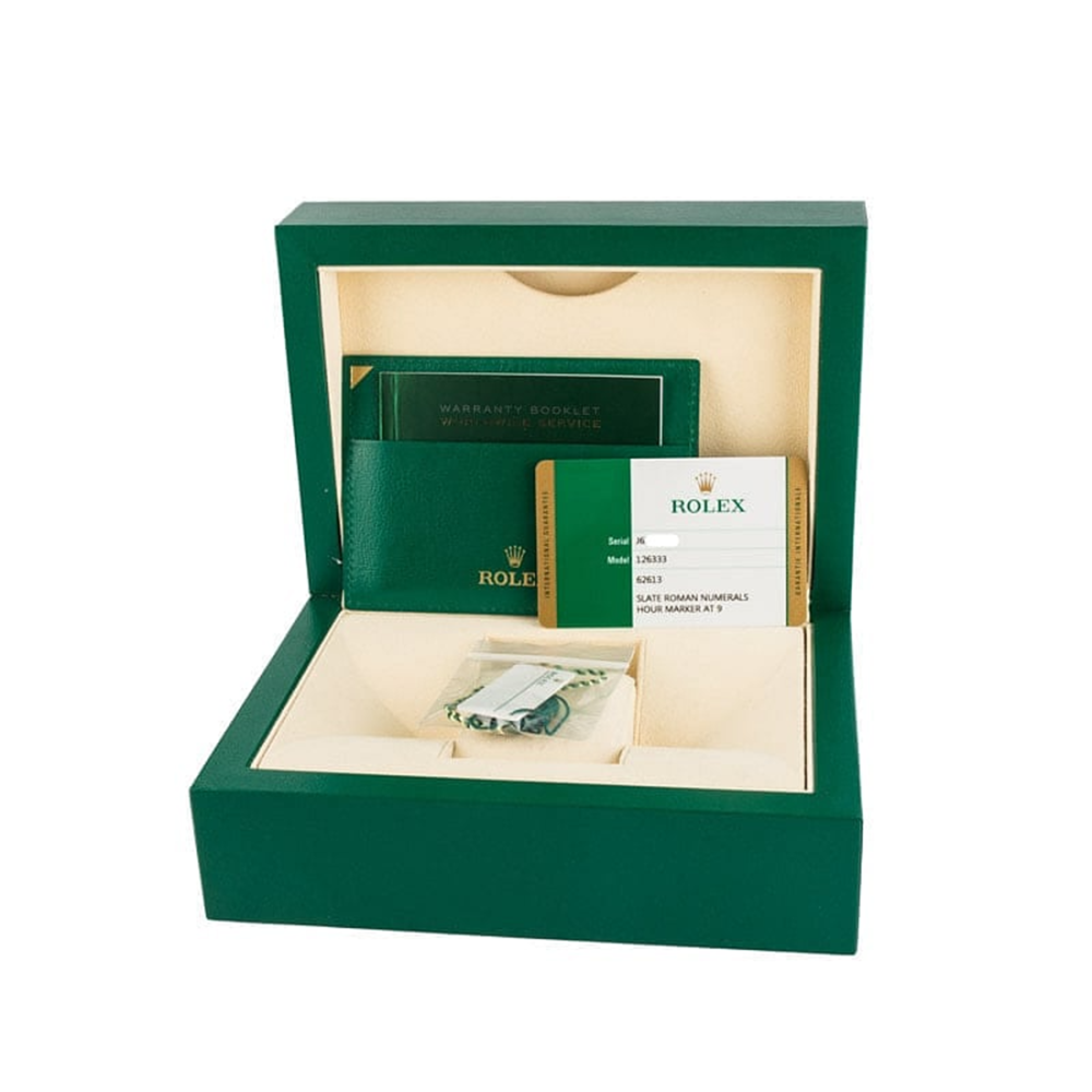 Rolex Datejust 41 126333 Wimbledon Dial Jubilee Bracelet Watch-5