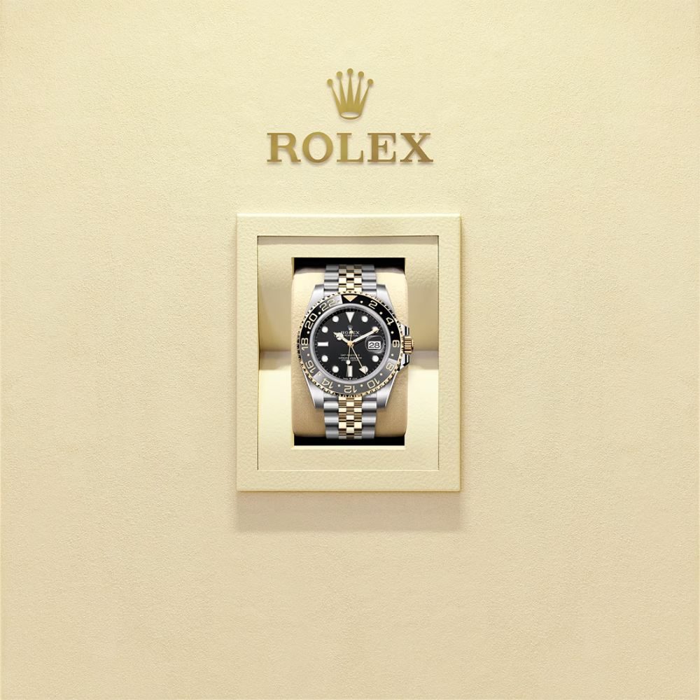 Rolex GMT-Master II Oyster, 40 mm, Oystersteel and Yellow Gold Jubilee Bracelet Watch 126713GRNR-4