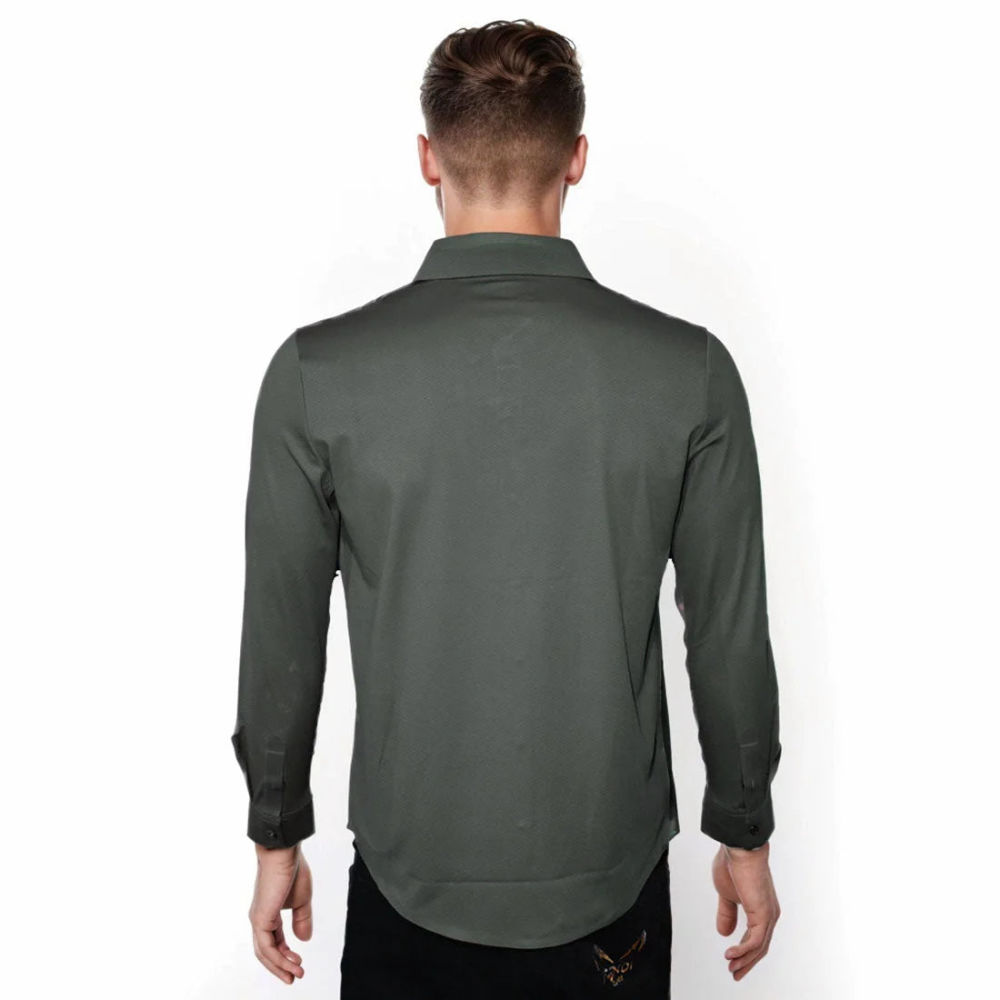 Hermes Dark Green Premium Quality Shirt-1