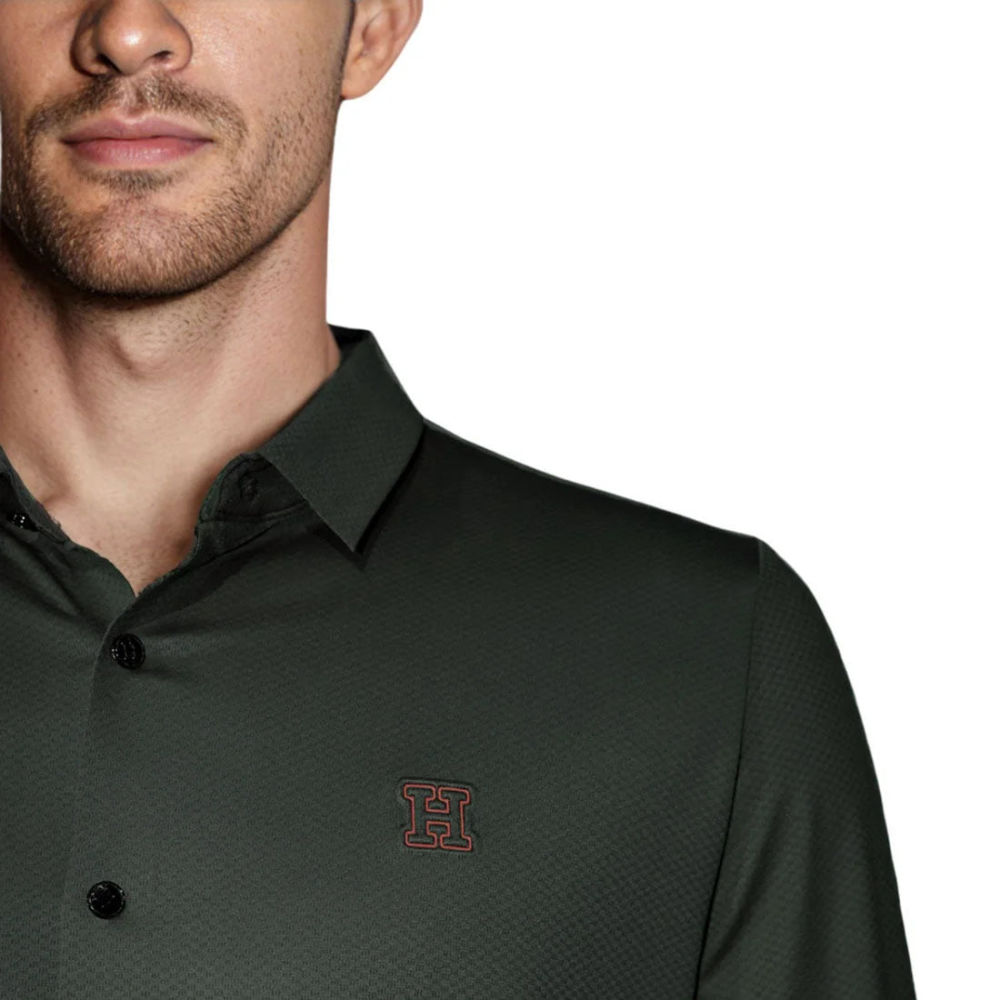 Hermes Dark Green Premium Quality Shirt-5