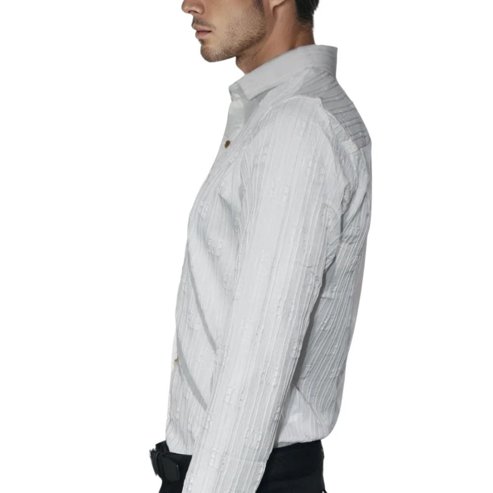 Balenciaga White Premium Quality Designer Shirt-3