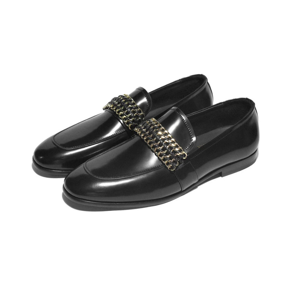Balmain Black Premium Quality Loafer-thumb-0