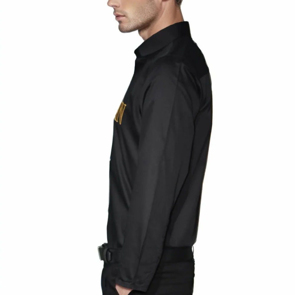 Balmain Black Premium Quality Long Sleeve Shirt-3