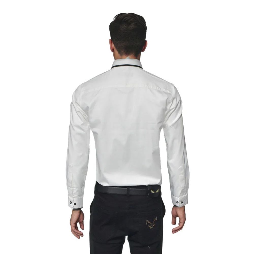 Balmain White Premium Quality Shirt-1