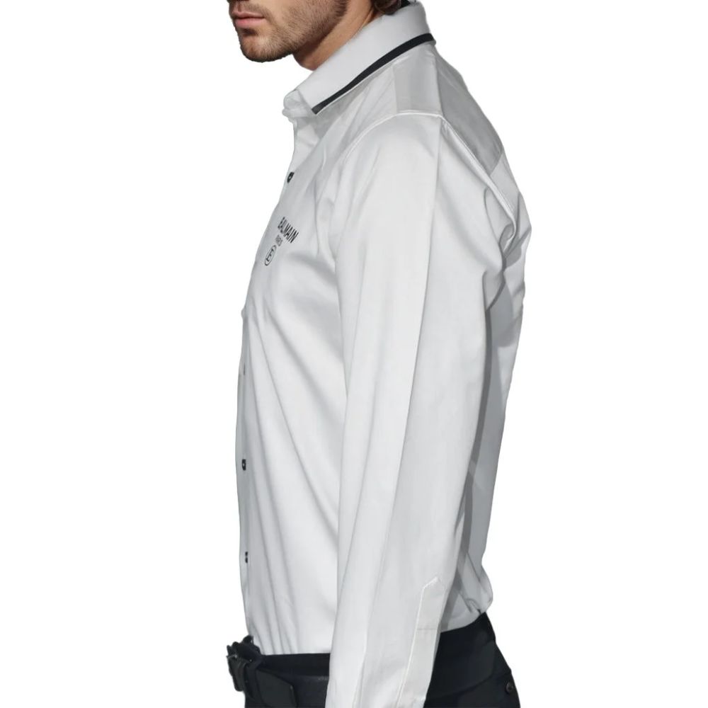 Balmain White Premium Quality Shirt-3