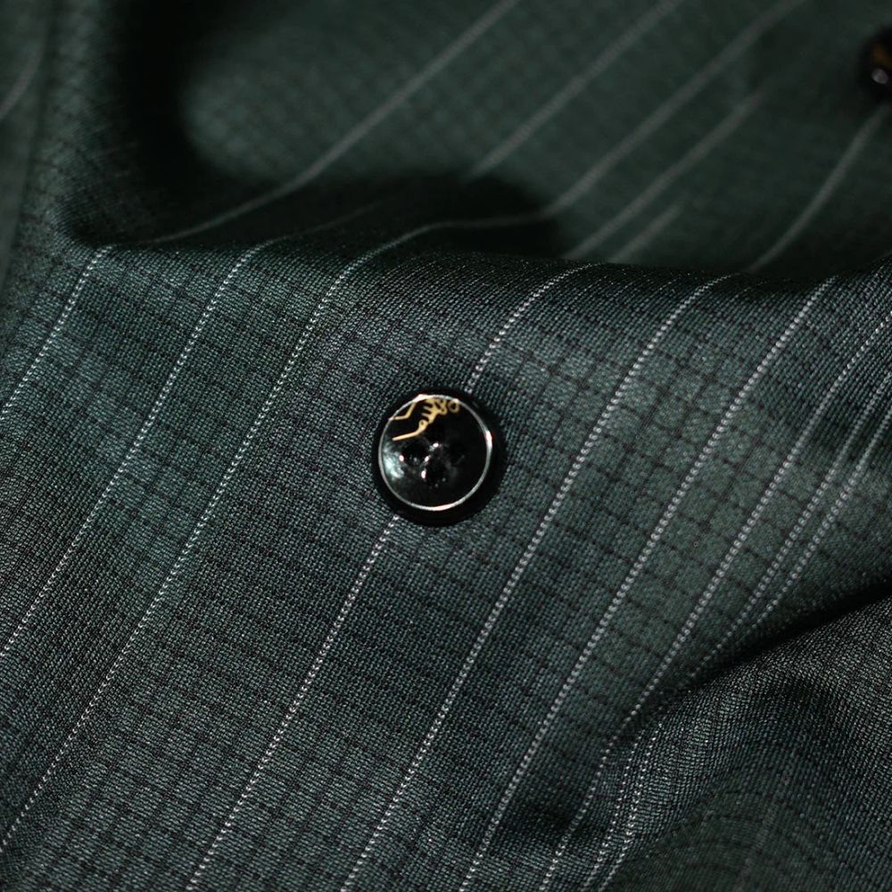 Burberry Dark Green Premium Quality Shirt-thumb-5