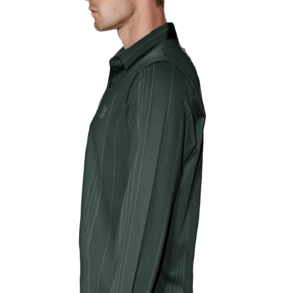 Burberry Dark Green Premium Quality Shirt-thumb-3
