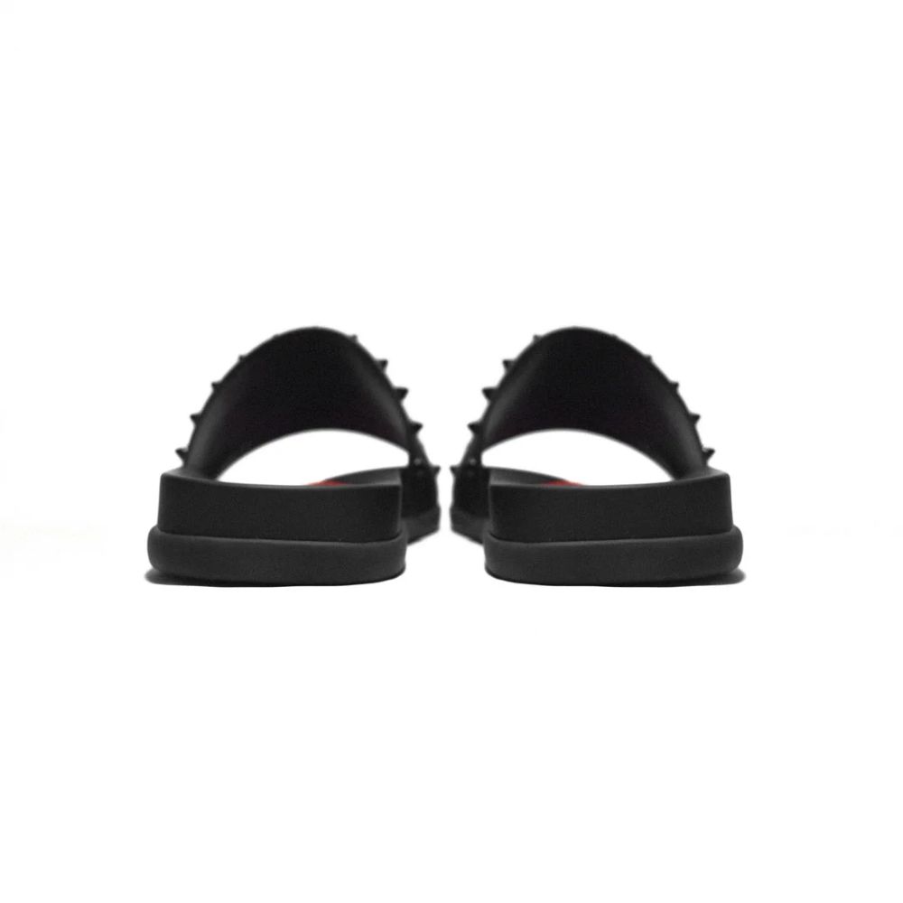 Christian Louboutin Black Premium Quality Men's Flip-Flops-5