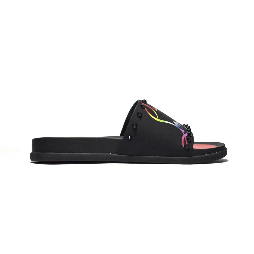 Christian Louboutin Black Premium Quality Men's Flip-Flops-1