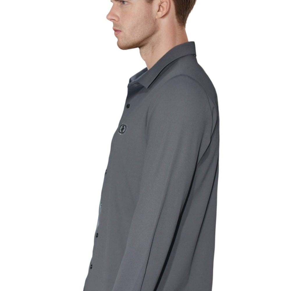 Christian Dior Steel Blue Premium Quality Shirt-2