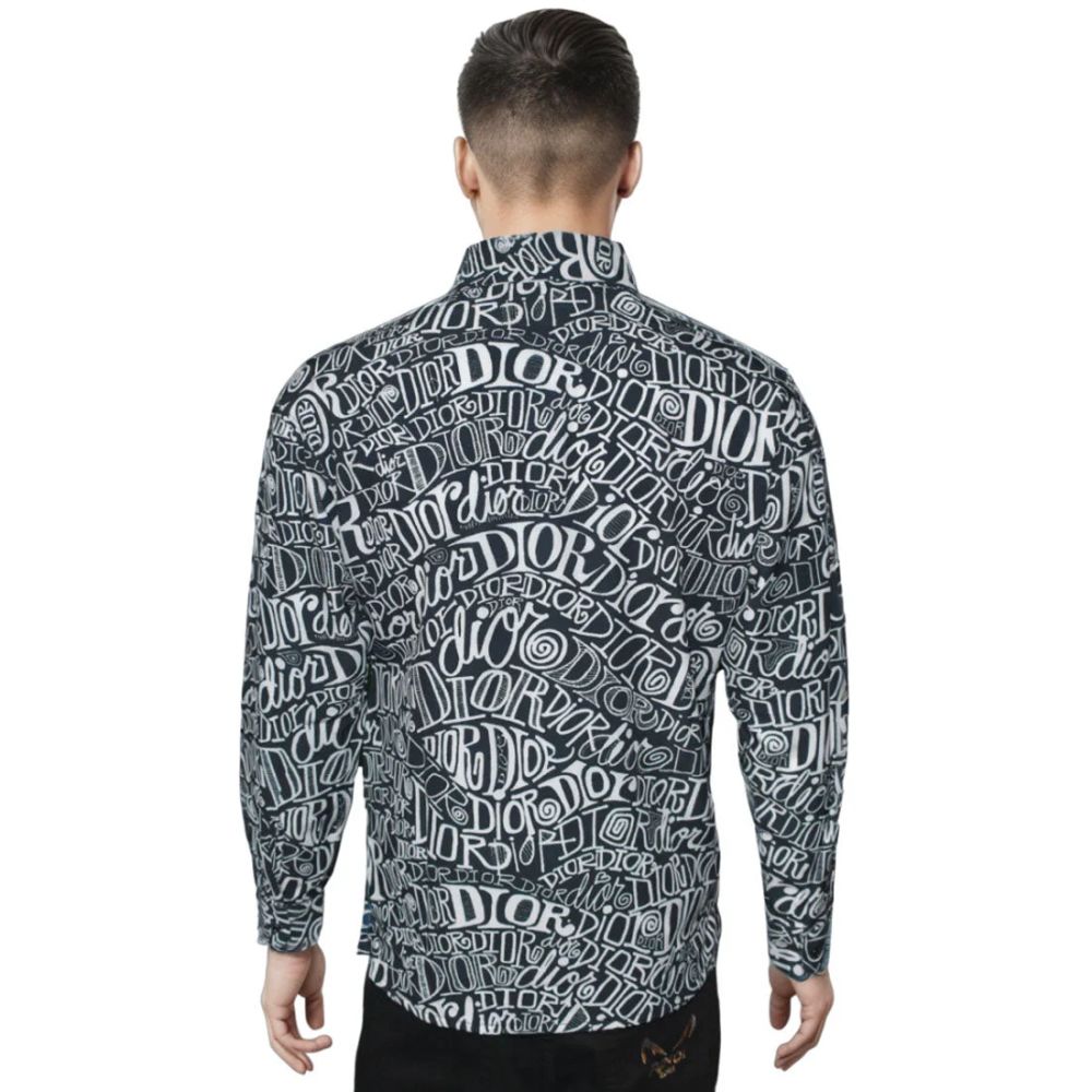 Dior Printed Black Premium Quality Shirt-thumb-1