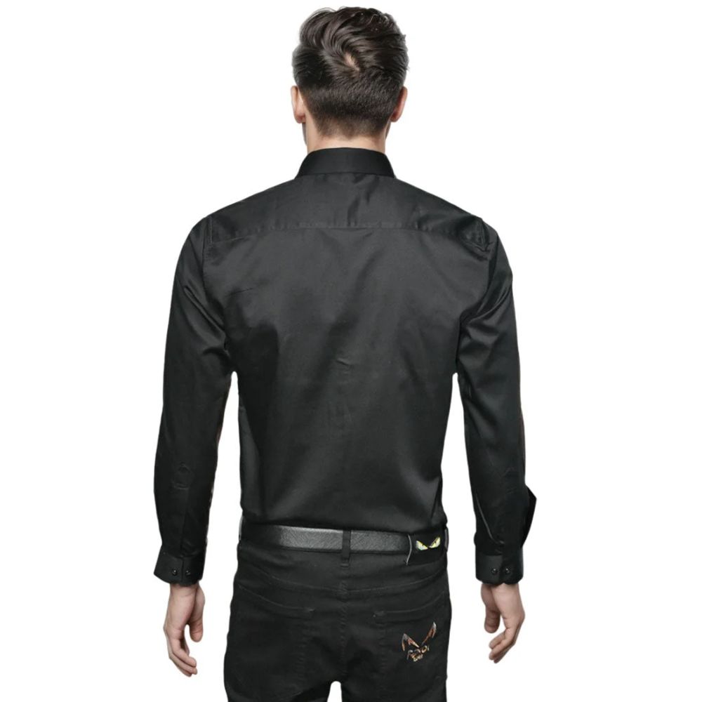 Dolce & Gabbana Black Premium Quality Full Sleeve Shirt-1
