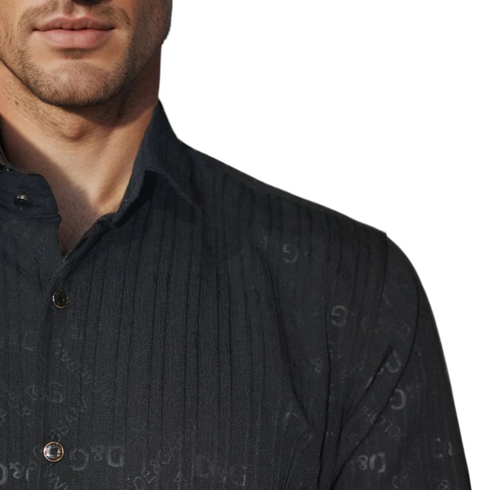 Dolce & Gabbana Black Premium Quality Designer Shirt-4