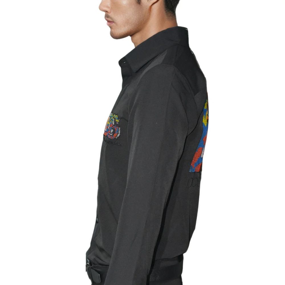 Dolce & Gabbana Black Premium Quality Designer Shirt-3