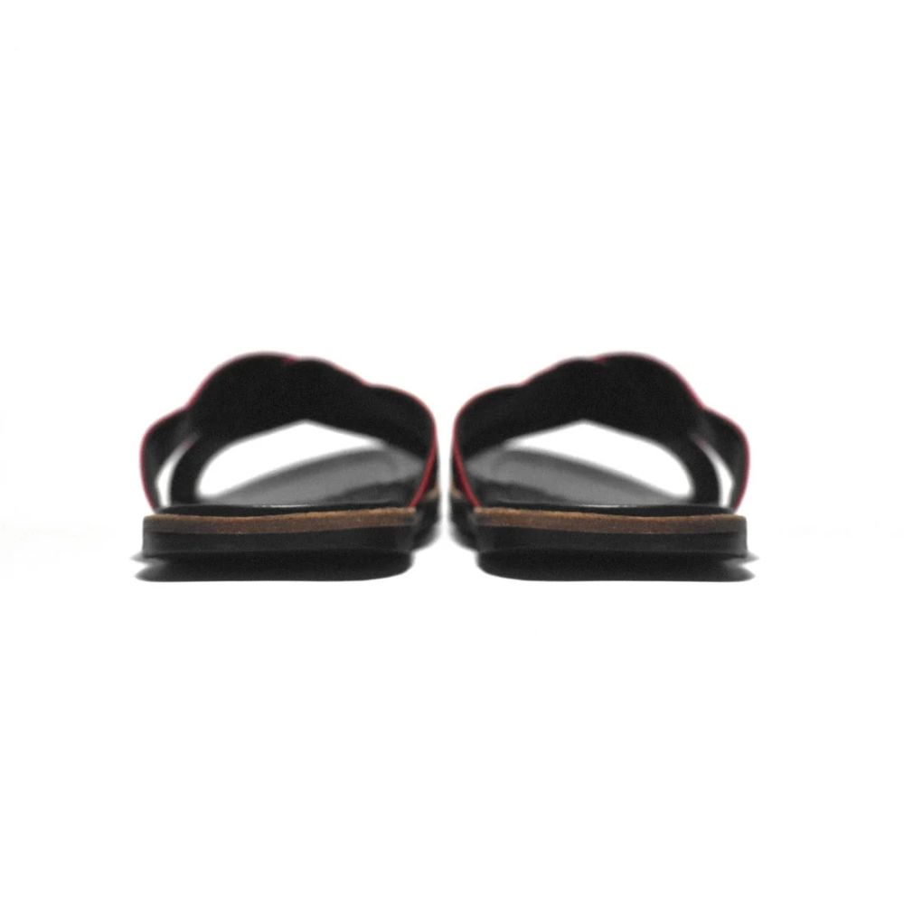 Fendi Red Premium Quality Men's Flip-Flops-5