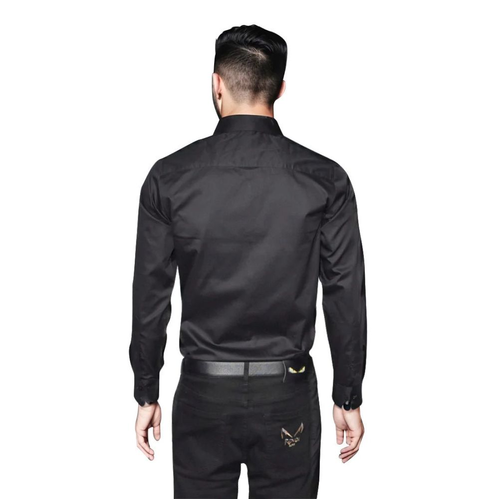 Armani Exchange Printed Black Premium Quality Shirt-1