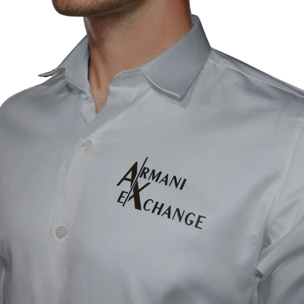 Armani Exchange White Premium Quality Shirt-2