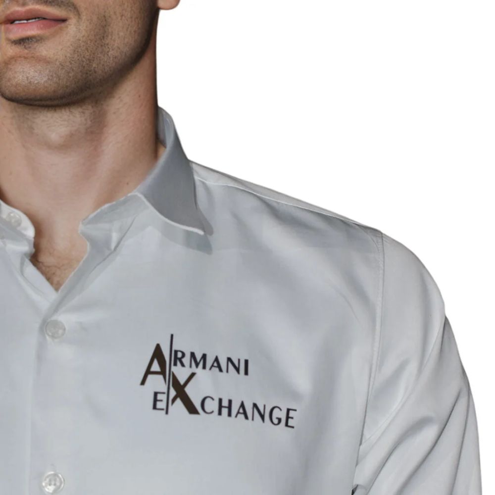 Armani Exchange White Premium Quality Shirt-4