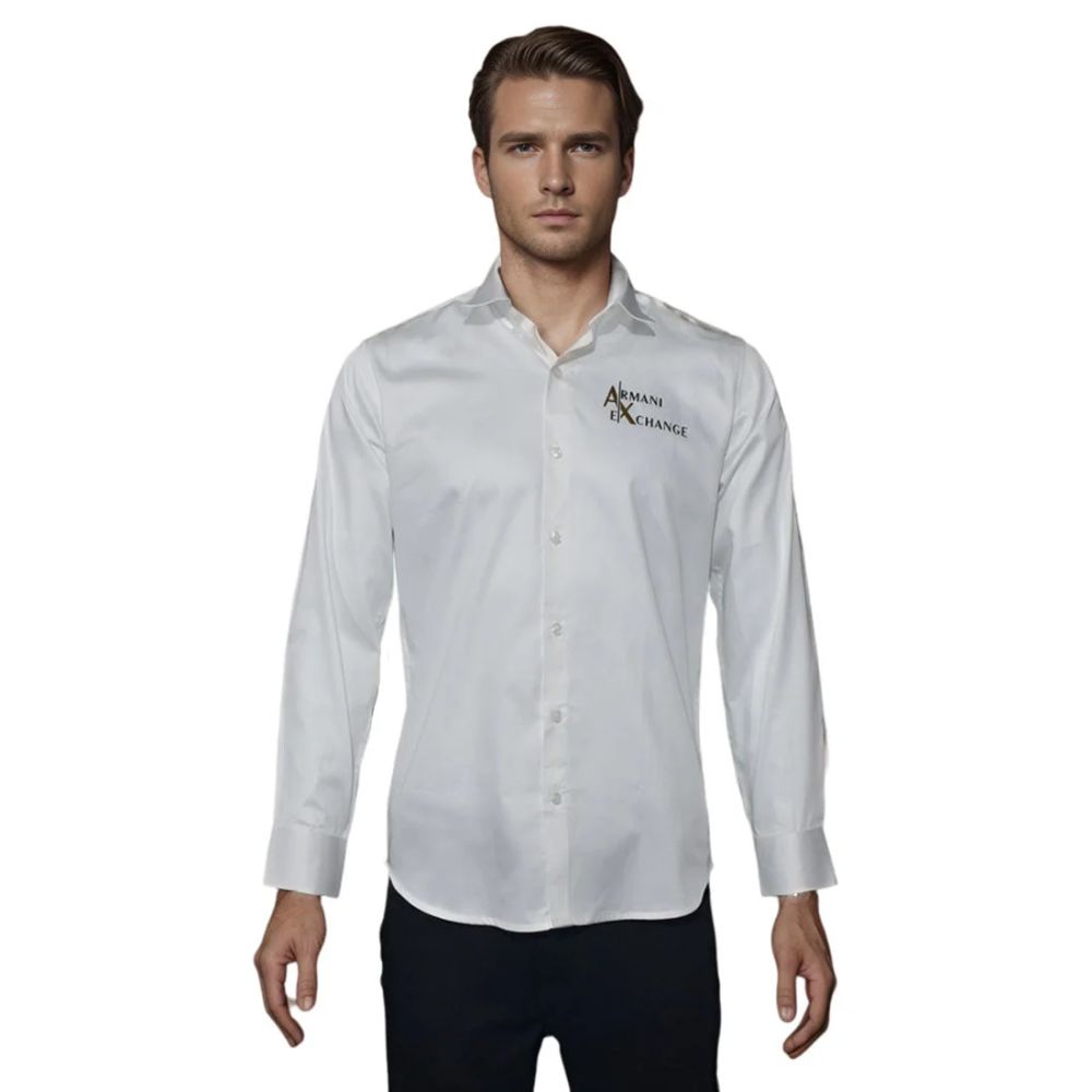 Armani Exchange White Premium Quality Shirt-5