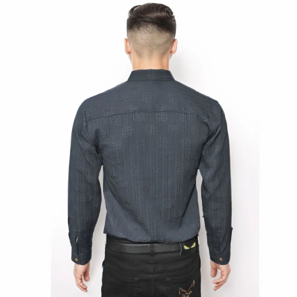 Balenciaga Blue Premium Quality Designer Shirt-1