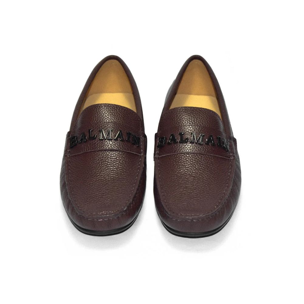 Balmain Paris Brown Premium Quality Loafer-4