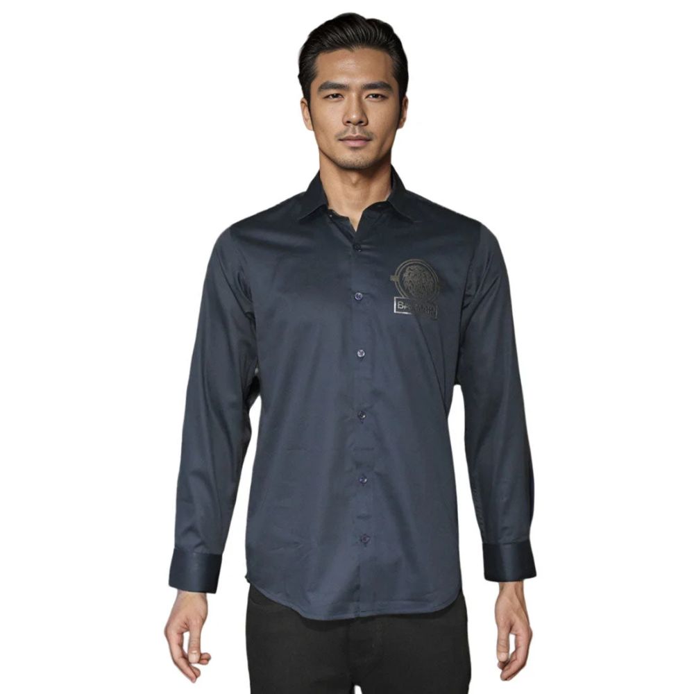 Balmain Paris Navy Blue Premium Quality Shirt-5