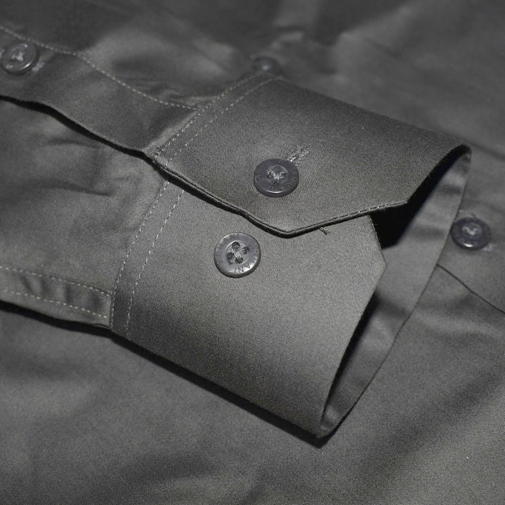 Emporio Armani Grey Premium Logo Print Shirt-3