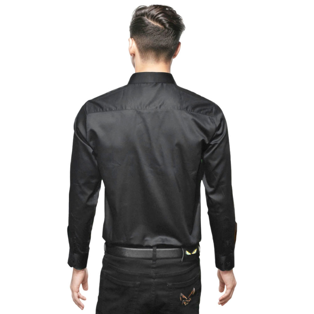 Emporio Armani Black Premium Logo Print Shirt-1