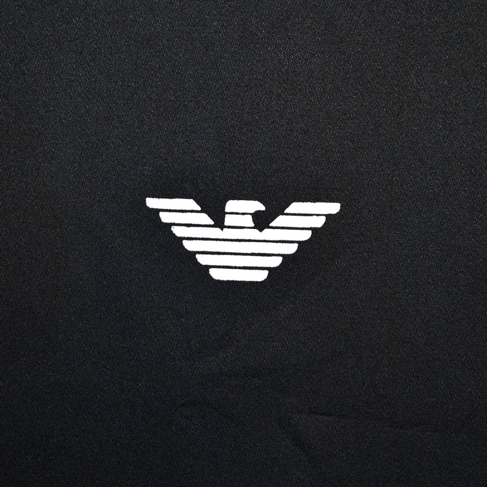 Emporio Armani Black Premium Logo Print Shirt-4