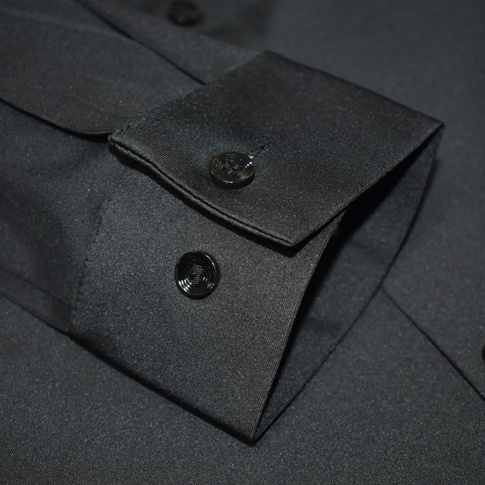 Burberry Black Premium Quality Long Sleeve Shirt-5