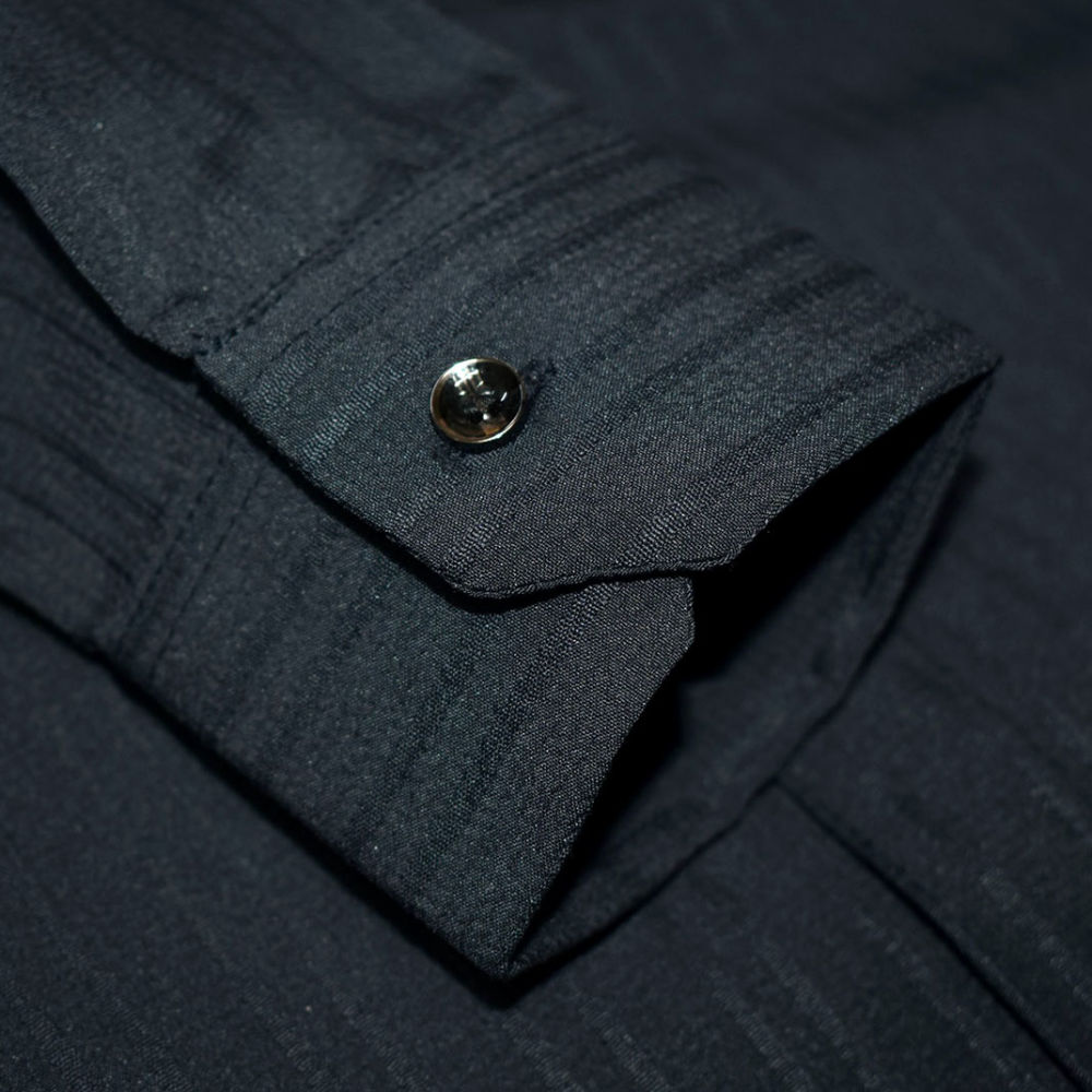 Burberry Embossed Pocket Logo Blue Premium Quality Shirt-thumb-5