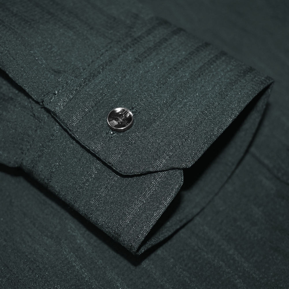 Burberry Embossed Pocket Logo Green Premium Quality Shirt-5