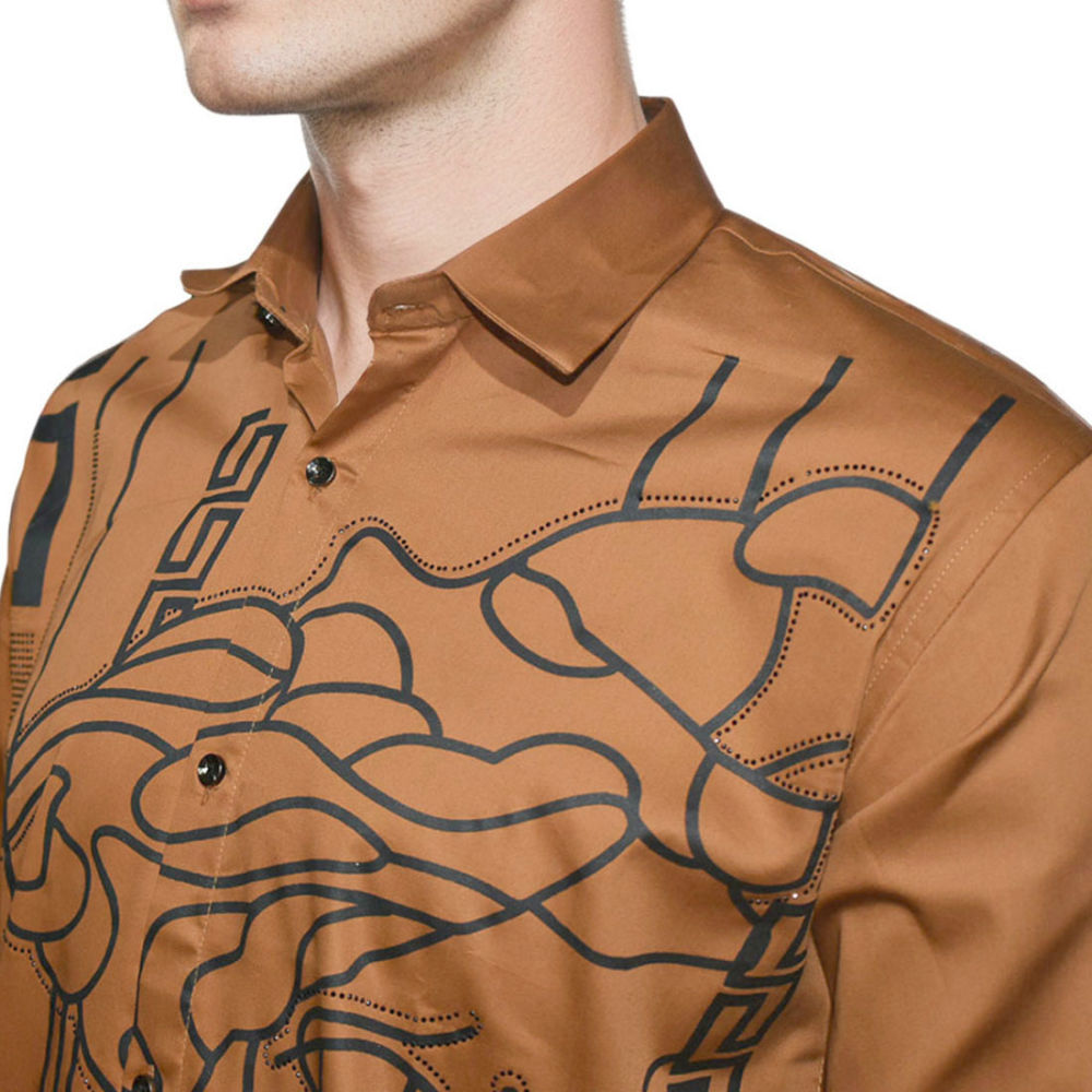 Versace Brown Premium Quality Shirt-2