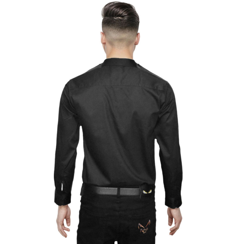 Armani Exchange Black Premium Quality Tuxedo Shirt-1