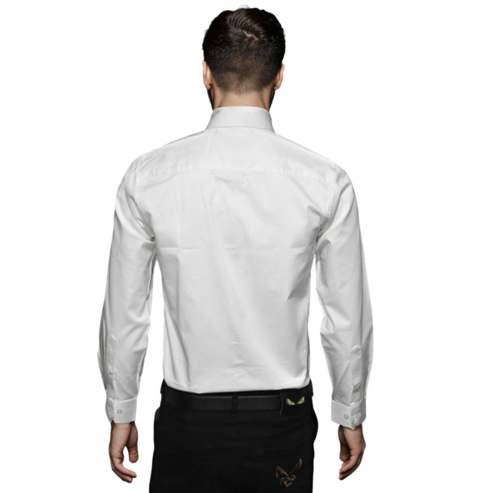 Armani Exchange White Premium Quality Tuxedo Shirt-thumb-1