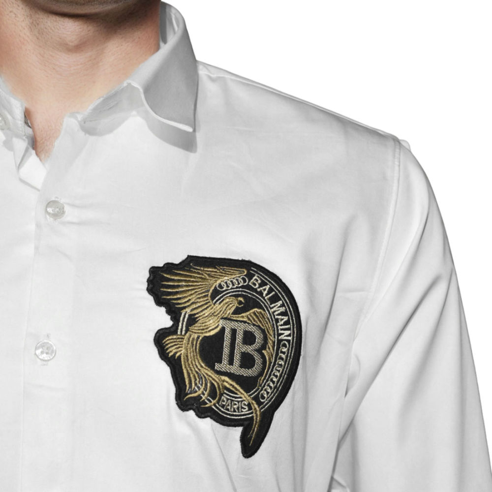 Balmain White Premium Quality Shirt-4