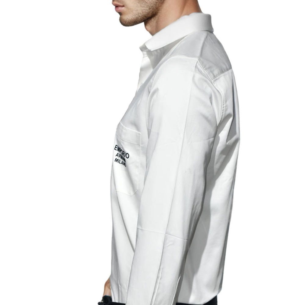 Emporio Armani White Premium Quality Shirt-3