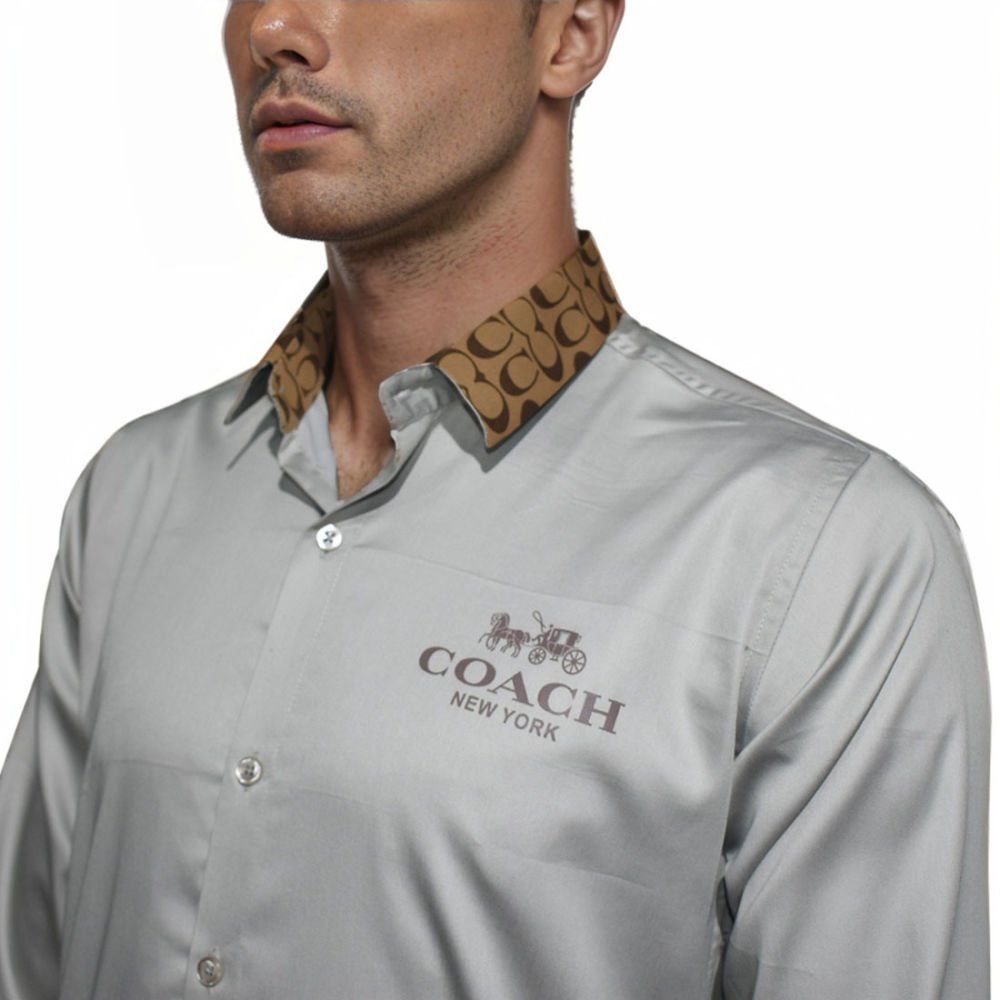 Coach Grey Premium Quality Shirt-2