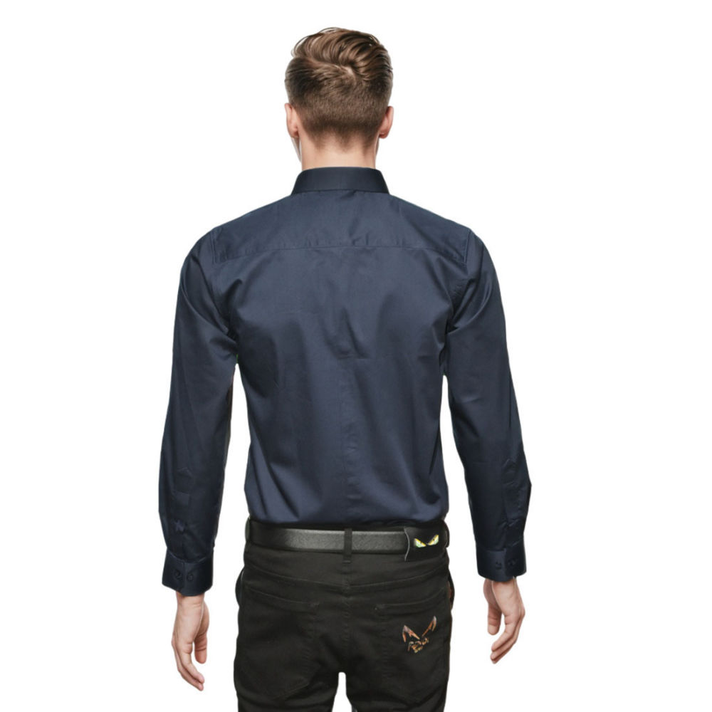 Balmain Navy Blue Premium Quality Shirt-thumb-1