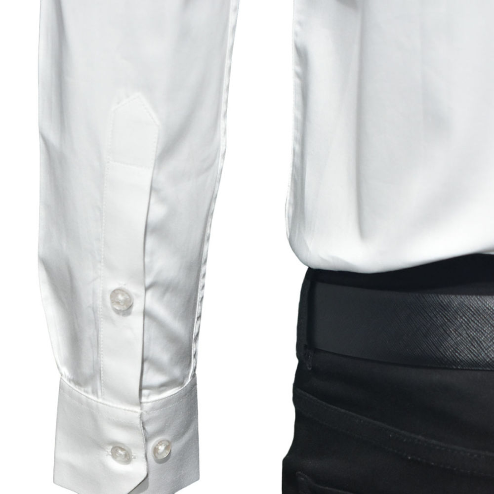 Balmain Embroidered White Premium Quality Shirt-thumb-5