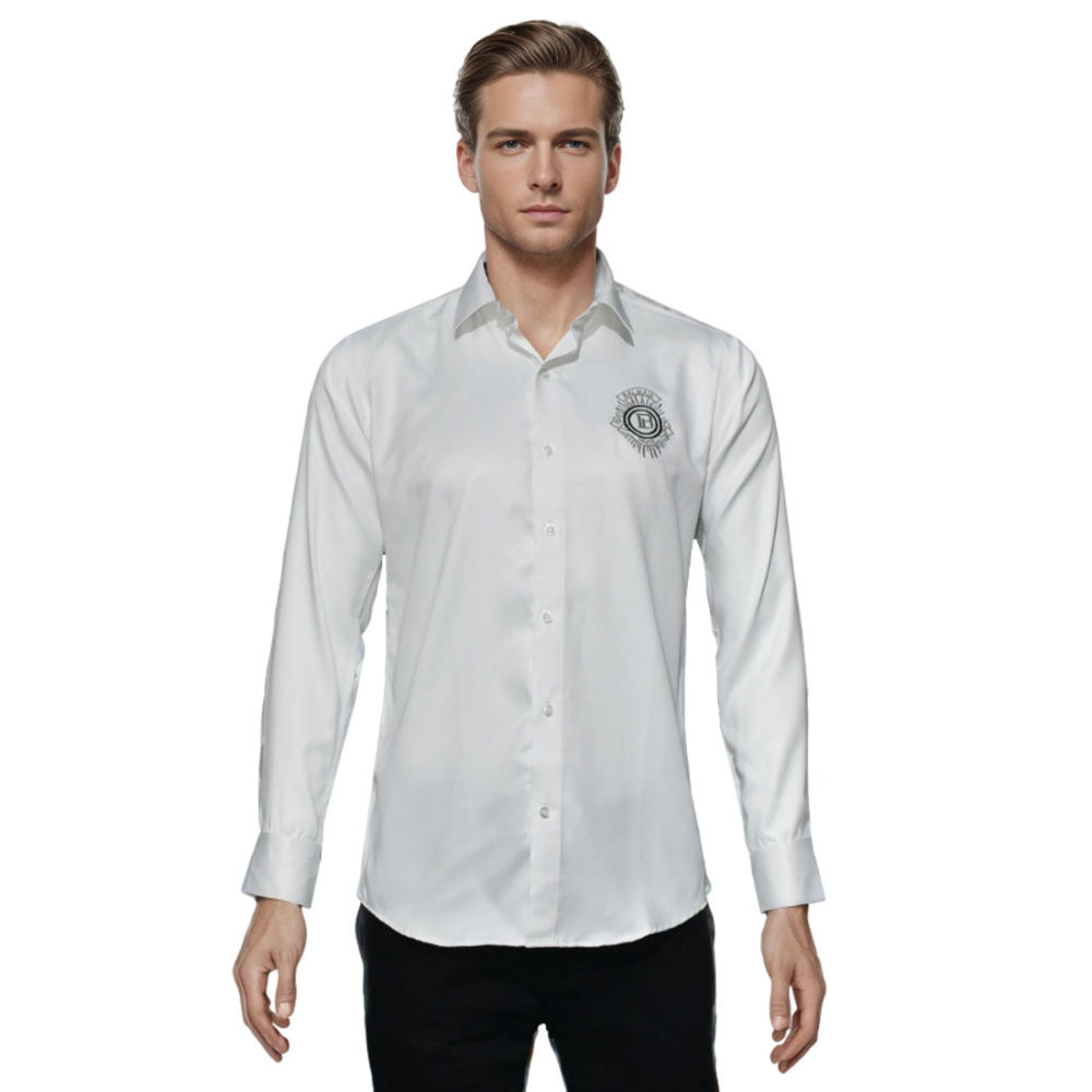 Balmain Embroidered White Premium Quality Shirt-thumb-6